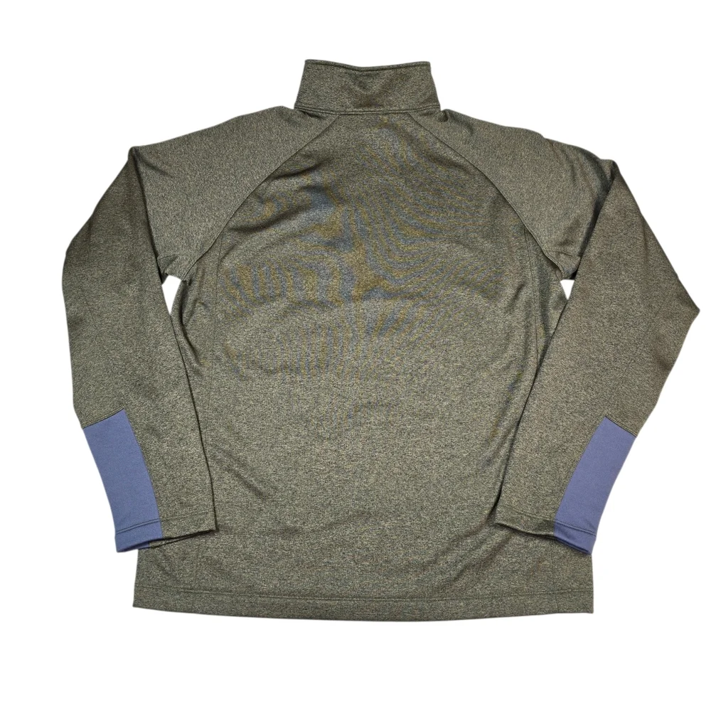 The North Face Men's Canyonlands‎ Fleece 1/2 Zip Pullover, Green/Yellow, Size L